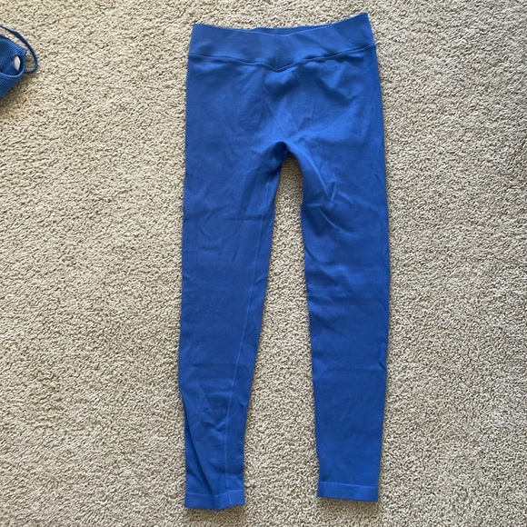 Bo + Tee workout set Royal Blue ribbed by Oh, Polly - Picture 5 of 5